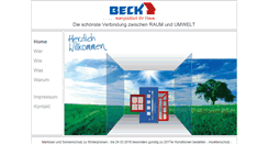 Desktop Screenshot of beck-oberstenfeld.de