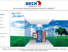 Tablet Screenshot of beck-oberstenfeld.de